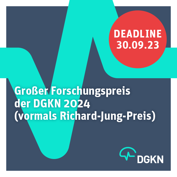 DGKN-Ausschreibung: Großer Forschungspreis 2024