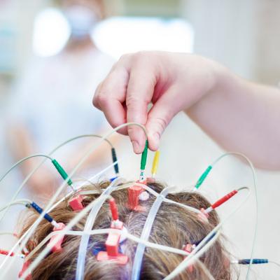 EEG Elektroden Anbringung Quer